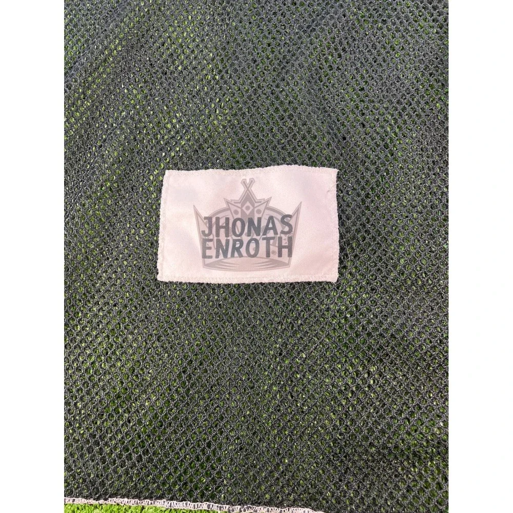 Jhonas Enroth Black‎ Mesh Laundry Bag Gym Bag Sports Equipment Storage Carryall